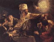 REMBRANDT Harmenszoon van Rijn, The Feast of Belsbazzar